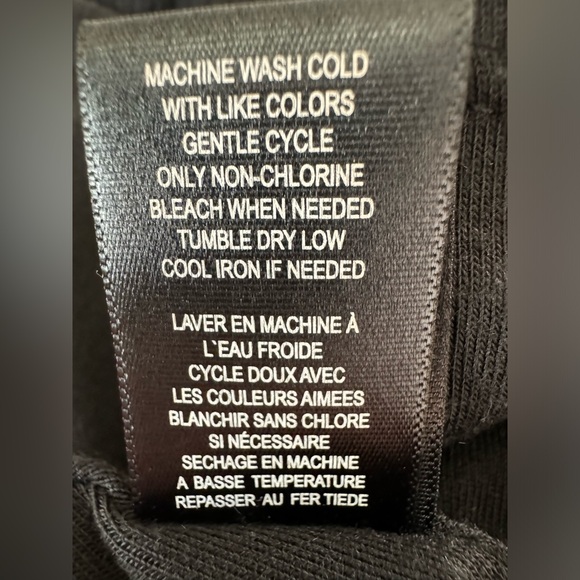 AFRM Revolve Marlowe Rib Cutout Long Sleeve Black Mini Dress Medium $98 - Picture 9 of 10